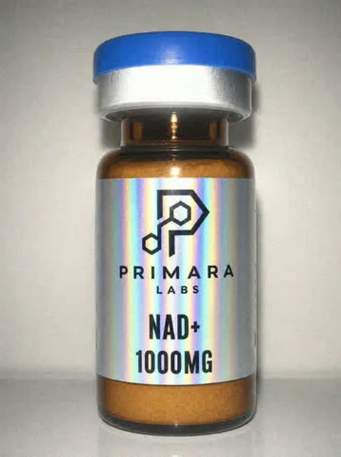 NAD+ 1000mg vial from Primara Labs, photographed from stock